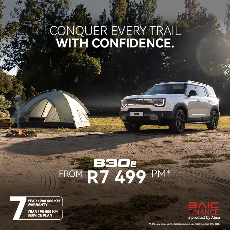 BAIC B30e HEV Monthly Slider Banner