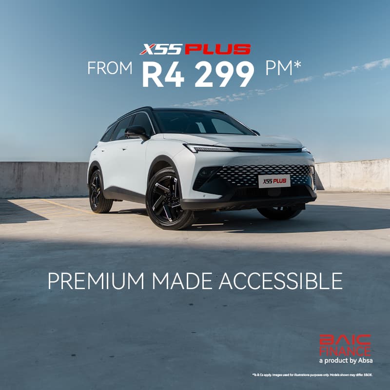BAIC X55 Plus Monthly Slider Banner